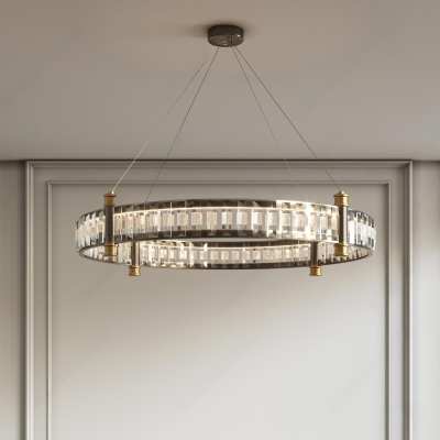 现代轻奢吊灯3D模型下载